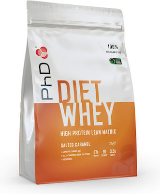 PhD Diet Whey Molkenprotein mit Geschmack Gesalzenes Karamell 2kg