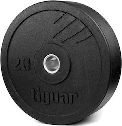 Tiguar Set of Plates Olympic Type Rubber 1 x 20kg Φ50mm