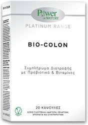 Power Of Nature Platinum Range Bio-Colon 20 κάψουλες