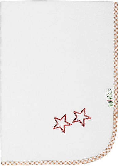 Figlio Bino Stars Wasserdichtes Wickeltuch Braun 50x70cm.