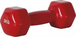 Athlopaidia Hexagon Vinyl Dumbbell 1 x 3kg Athlopaidia Hexagon Vinyl Dumbbell 1 x 3kg