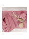 Nef-Nef Homeware Неслизащо Бански килим Памук Правоъгълена Status 022728 1171 Роза 40x60бр
