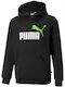 Puma Kids Sweatshirt with Hood and Pocket Black Essentials 2