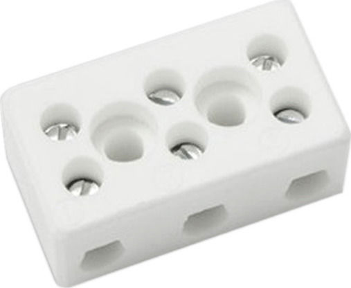 Arnocanali Klemme Porzellan 3 Positionen (121-020610000) 1Stück