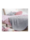 Nef-Nef Homeware Blanket Nursery Swaddling Blankets Hug Fleece Lilac 80x110cm