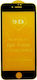 Naxius 9D Full Face Tempered Glass Μαύρο (iPhone SE 2022 / 2020 / 8 / 7)