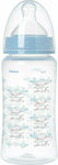 Korres Sticlă de Plastic pentru Bebeluși Agali Anti-Colici cu Tetină de Silicon pentru 3+ luni Blue 300ml 1buc