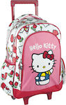 Gim Hello Kitty Tulip Σχολική Τσάντα Τρόλεϊ Δημοτικού Πολύχρωμη Μ35 x Π15 x Υ46cm