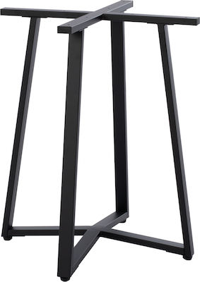 HomeMarkt Table Stand made of Metal Black