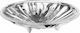 Guzzini Round Plastic Decorative Platter Grey Metallic 34x34cm
