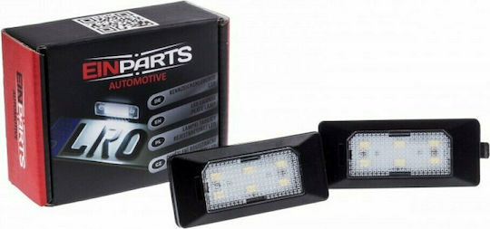 Einparts LED License Plate Lights Mitsubishi Outlander 2 Pieces