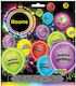 Set of 15 Balloons Latex Birthday-Celebration with LEDs 23cm