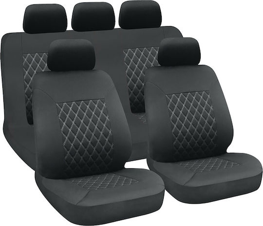 Lampa Set Autositzbezüge 4Stück Polyester Hive Schwarz