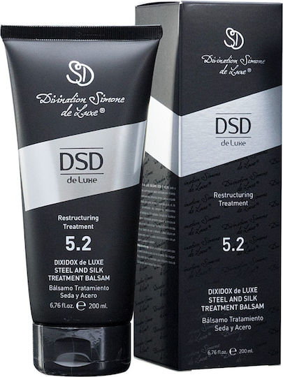 DSD de Luxe 5.2 Steel & Silk Treatment Balsam Lotion Μαλλιών για Ενδυνάμωση 200ml
