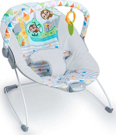 Bright Starts Elektrisch Baby Relax Safari Fun mit Vibration Mehrfarbig für Kind bis 9kg