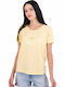 Roxy Chasing The Swell Women's T-shirt Yellow