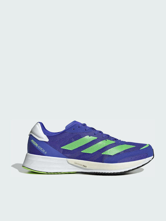 Adidas Adizero Adios 6 Ανδρικά Αθλητικά Παπούτσια Running GREEN / Screaming Green / Cloud White