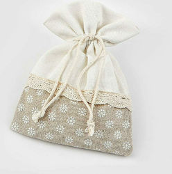 Christening Favor in Pouch made of Fabric