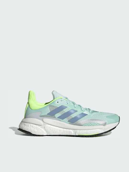 Adidas SolarBoost 3 Γυναικεία Αθλητικά Παπούτσια Running Halo Mint / Ambient Sky / Signal Green