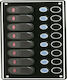 Sail Marine Boat Switch with Panels Panel with 8 LED Switches & Automatic Fuses
