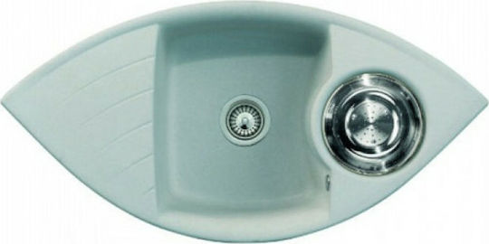 Macart Focus C-150 Drop-In Мивка Ляв от Синтетичен Гранит Ш104.8xД52см Croma