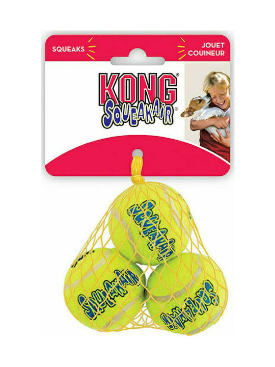 Kong Squeakair Tennis Μπάλα Παιχνίδι Σκύλου από Καουτσούκ Small 5εκ. Κίτρινη Kong Squeakair Tennis Μπάλα Παιχνίδι Σκύλου από Καουτσούκ Small 5εκ. Κίτρινη