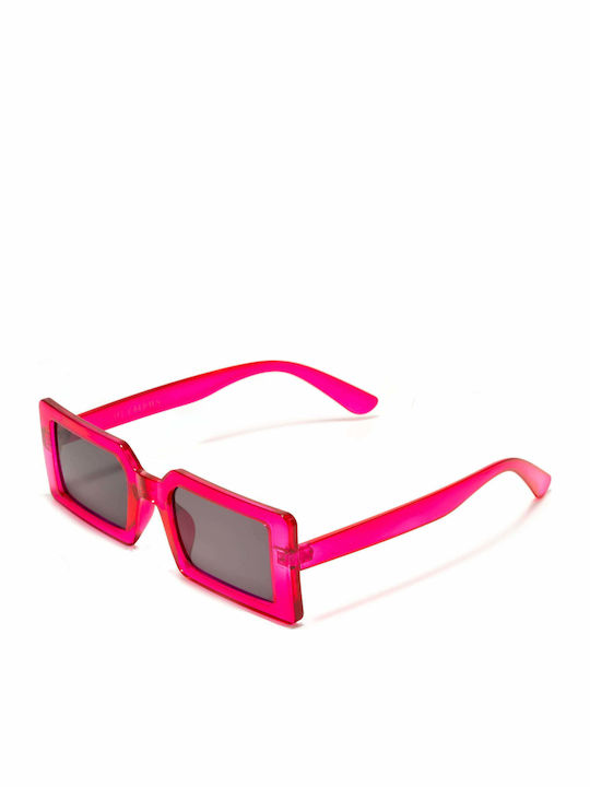 Olympus Sunglasses Athena Sonnenbrillen mit Pink Neon Rahmen und Gray Linse 02-056