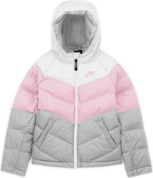 Nike Kids Quilted Jacket short Hooded Multicolour Sportswear