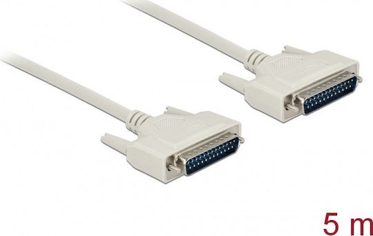 DeLock Καλώδιο RS232 25-pin male σε RS232 25-pin male 5m