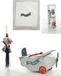 Bellissimo Αεροπλάνο Baptism Set with Theme Airplane 11pcs