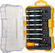 Kraft & Dele Set 15 Screwdriver Bits Cross / Torx