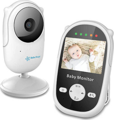 Bebe Stars Baby Monitor with Camera & Screen 2.4" with Lullabies