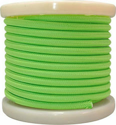 Elvhx Fabric Cable 2x0.75mm² 10m Green EL330015