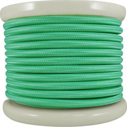 Elvhx Fabric Cable 2x0.75mm² 10m Green EL330023