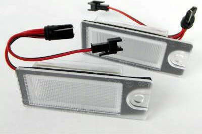 Einparts LED License Plate Lights for Volvo S80 Set of 2 Pieces