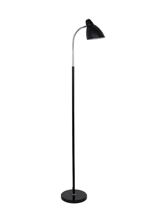 GloboStar Floor Lamp H155xW14.5cm. with Socket for Bulb E27 Black
