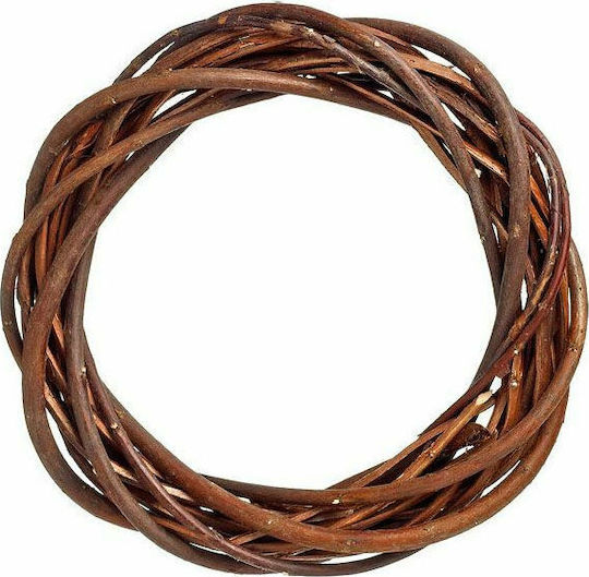 JK Home Decoration Декоративен Венец за Самостоятелно Изработване DIY Кафяв 7x1.5см