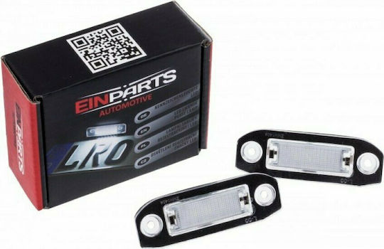 Einparts Lumini Pentru Plăcuțele De Înmatriculare LED Opel Mokka 2011 2 Bucăți