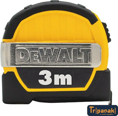 Dewalt Tape Measure with Auto-Rewind 3m