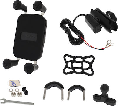 Motowolf MDL2815 Halterung Telefon Motorrad mit Clip für Lenkrad 267484