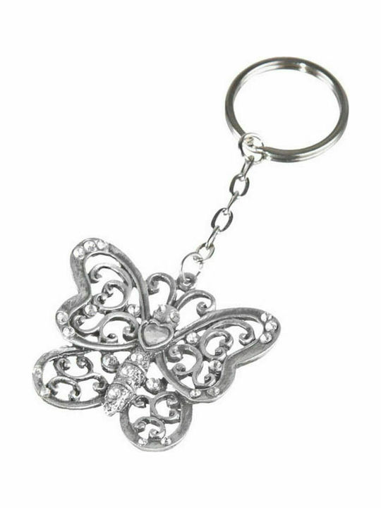 JK Home Decoration Set Schlüsselanhänger Geldbörsen Schmetterling Metallisch 3Stück