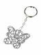 JK Home Decoration Set Schlüsselanhänger Geldbörsen Schmetterling Metallisch 3Stück