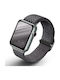 Uniq Aspen Braided Λουράκι Υφασμάτινο Granite Grey (Apple Watch 38/40/41mm)