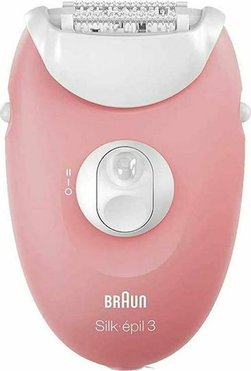 Braun Silk Epil 3 Αποτριχωτική Μηχανή Epilator για το Σώμα SE-3430