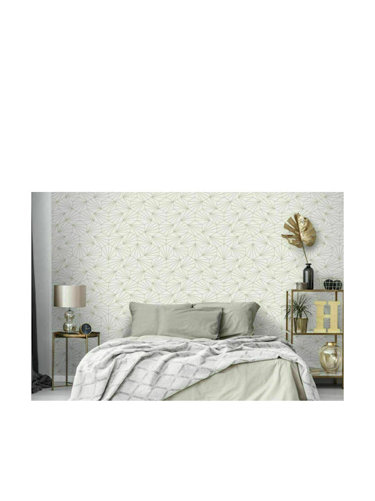 Wallpaper Galactik Vinyl White L1000xW53cm Washable