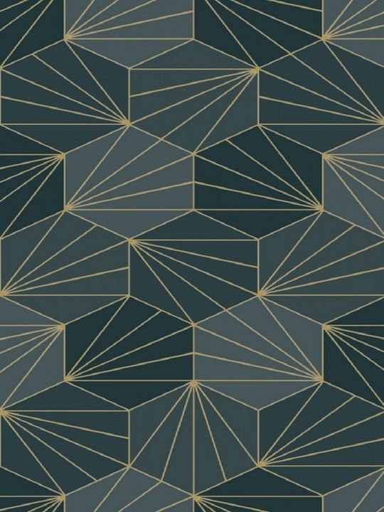 Wallpaper Galactik Vinyl Blue L1000xW53cm Washable