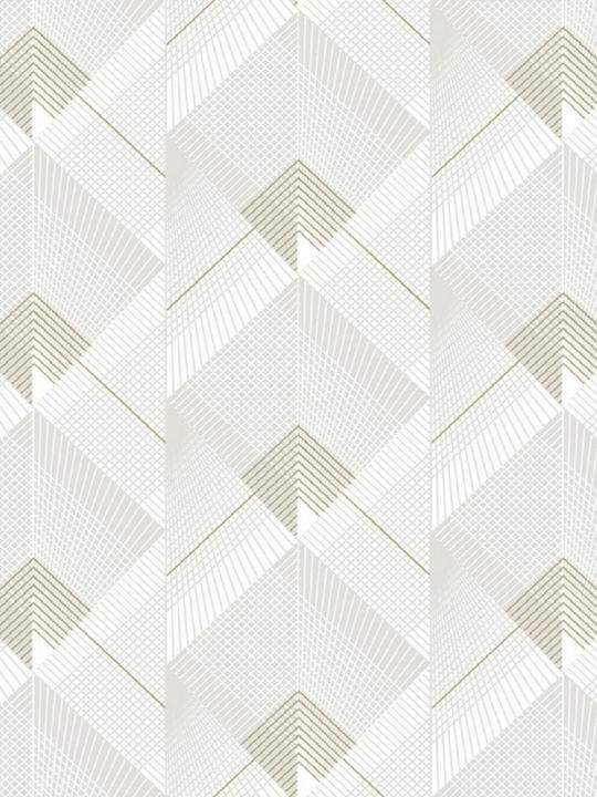 Wallpaper Galactik Vinyl White L1000xW53cm Washable