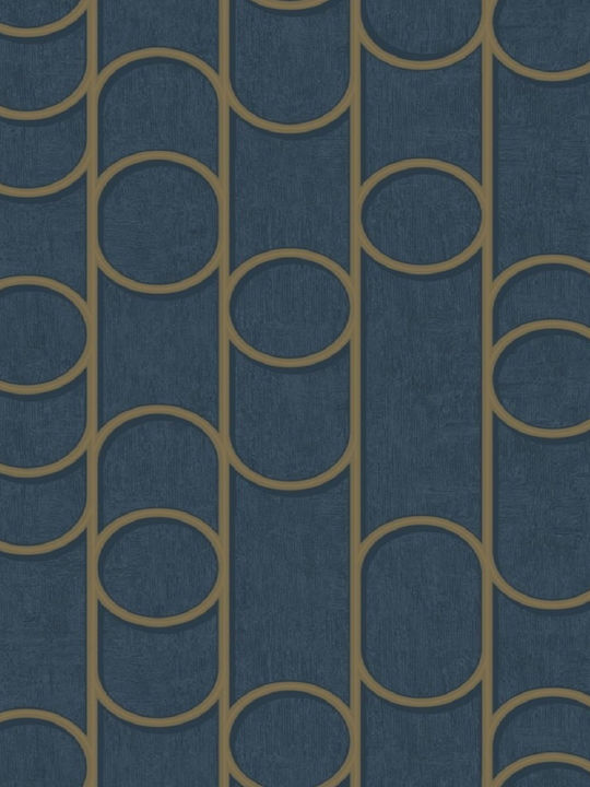 Wallpaper Galactik Vinyl Blue L1000xW53cm Washable