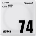 Dunlop Single Nickel Wound String for Electric Guitar .074"