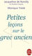Petites Lecons Sur le Grec Ancien